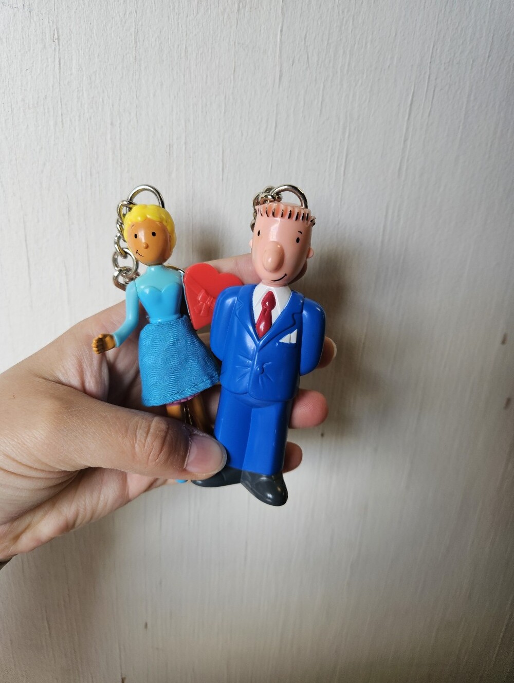 🧡3/$15 Y2K Doug And Patty Cartoon Character Keychains
